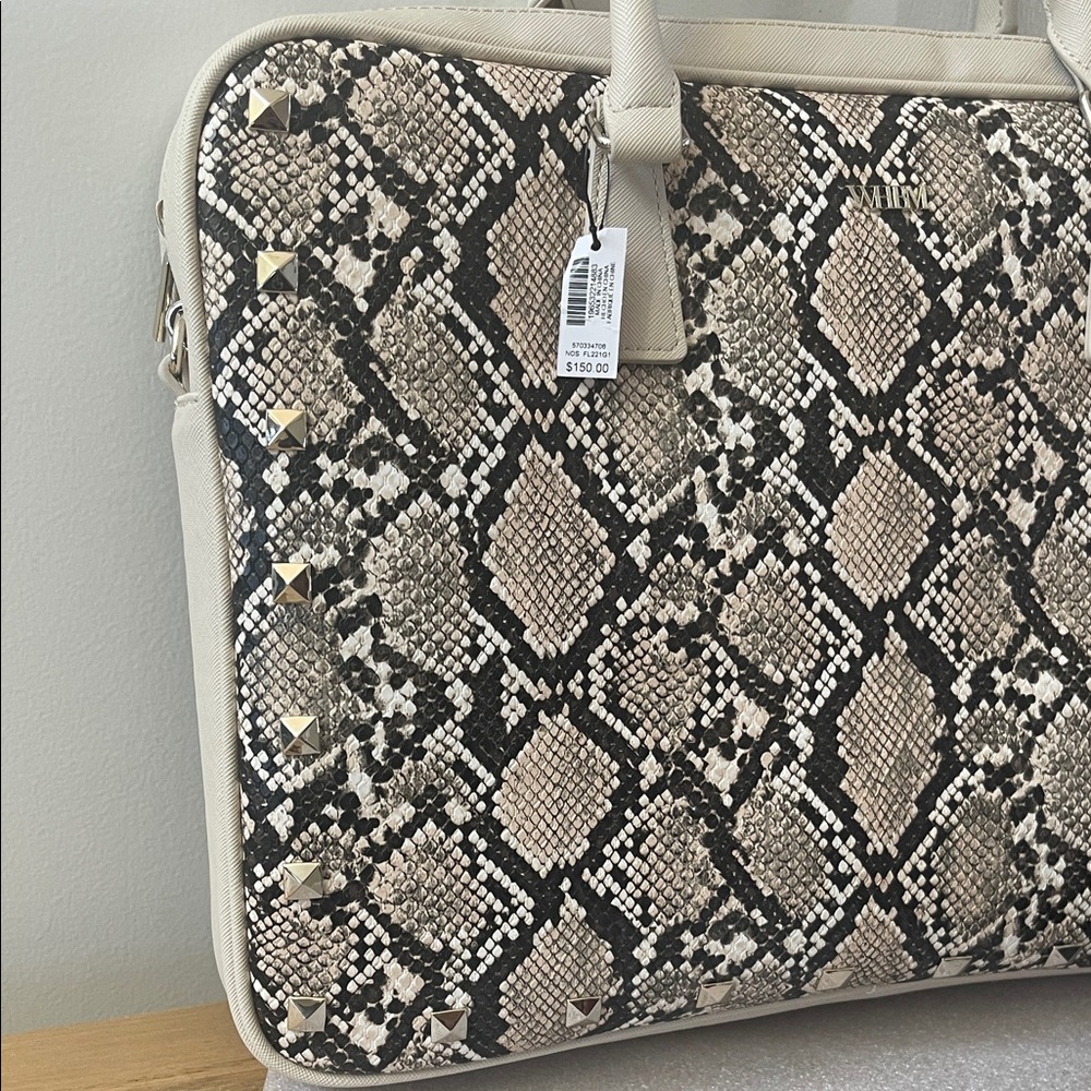 White House Black Market Python Pattern Laptop Ba… - image 2